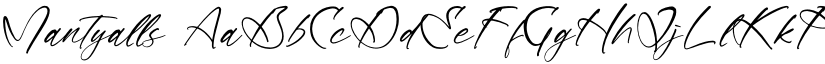 Mantyalls font