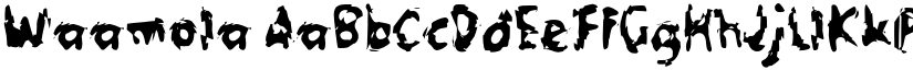 Waamola font