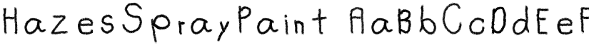 HazesSprayPaint font