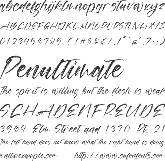 Goldens Blush font preview