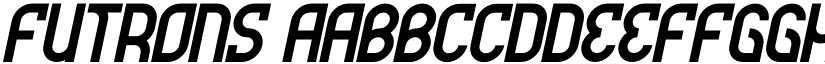 Futrons font