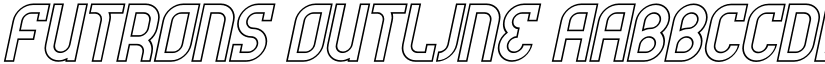 Futrons Outline font