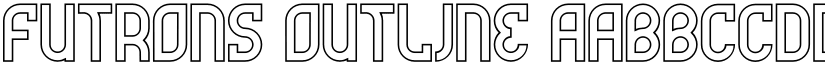 Futrons Outline font