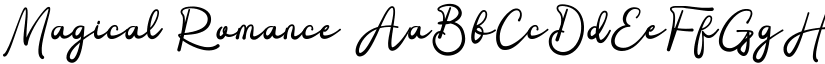Magical Romance font