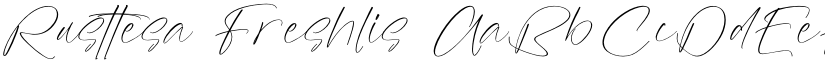 Rusttesa Freshlis font
