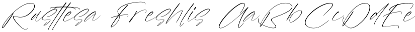 Rusttesa Freshlis font