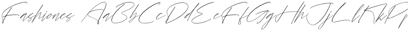 Fashiones font