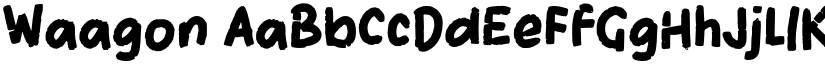 Waagon font