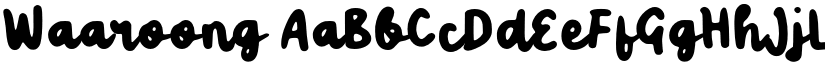 Waaroong font