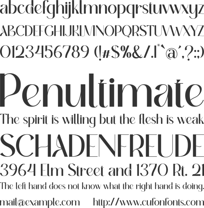 Blastday Free font preview