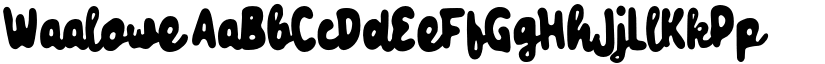 Waalowe font