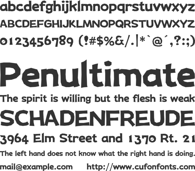 MaokenAssortedSansTC font preview