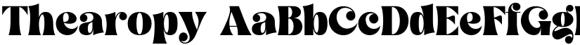 Thearopy font