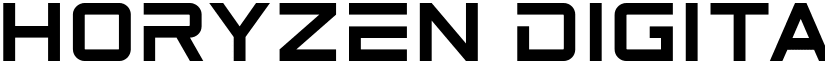 Horyzen Digital Regular font
