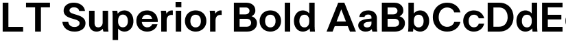 LT Superior Bold font