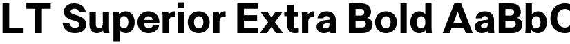 LT Superior Extra Bold font