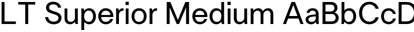 LT Superior Medium font