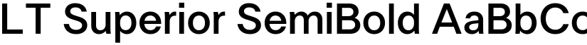 LT Superior SemiBold font