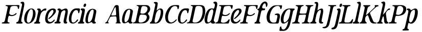 Florencia font