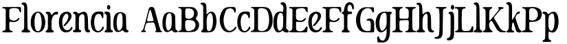 Florencia font