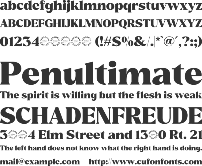 Reshiga font preview