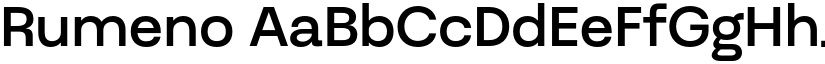 Rumeno font