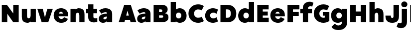 Nuventa font