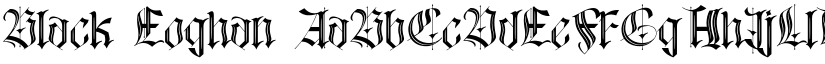 Black Eoghan font