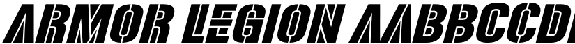 Armor Legion font
