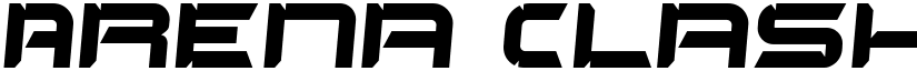 Arena Clash font
