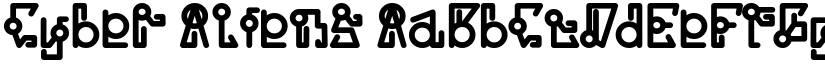 Cyber Aliens font