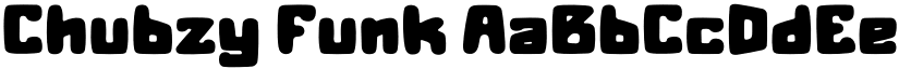 Chubzy Funk font