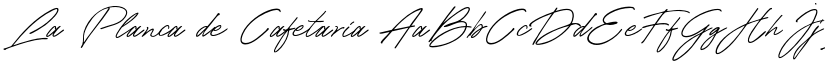 La Planca de Cafetaria font
