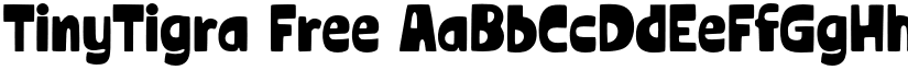 TinyTigra Free font