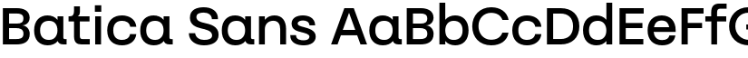 Batica Sans font