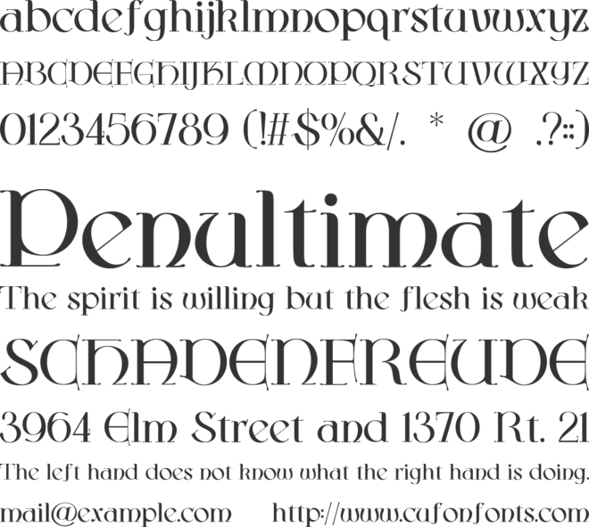 Hermis soul font preview