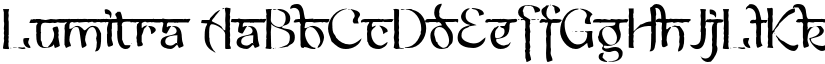 Lumitra font