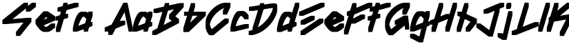 Sefa font