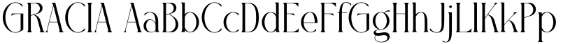 GRACIA font