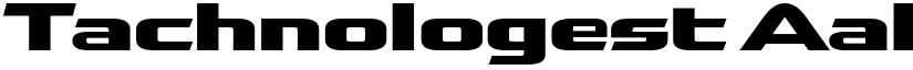 Tachnologest font
