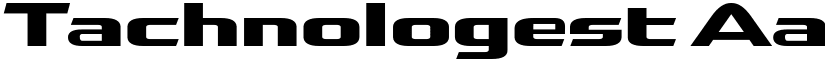 Tachnologest font