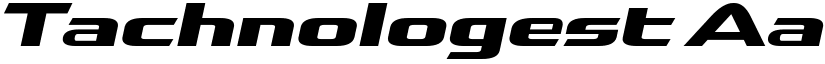Tachnologest font