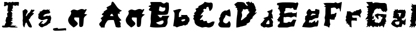 Iks_a font