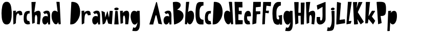 Orchad Drawing font
