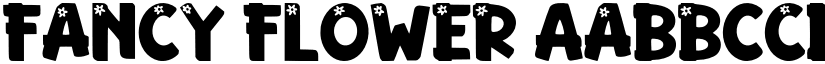 Fancy Flower font