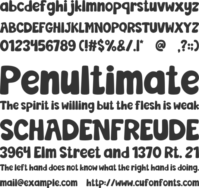 Beauty Teacher font preview