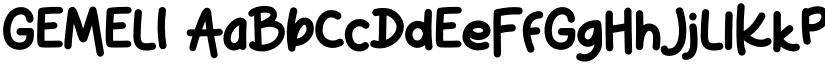 GEMELI font