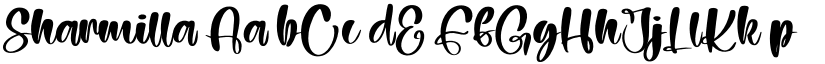 Sharmilla font