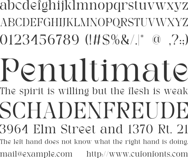 Rain Amoury Personal Use Only font preview