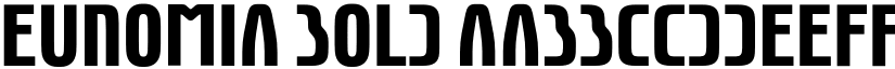 Eunomia Bold font